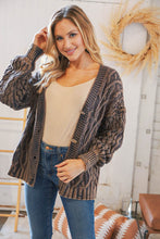 Load image into Gallery viewer, Brunette Bold &amp; Classy Cable Knit Crop Cardigan