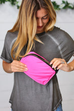 Load image into Gallery viewer, accessor One Size Fits All Hot Pink Nylon Zipper Buckle Belt Sling