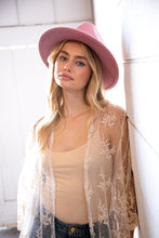 Load image into Gallery viewer, Weekend Vibes Blush Ribbon Fedora Hat