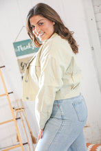 Load image into Gallery viewer, Taupe Cotton Twill Drop Shoulder Button Jacket