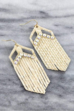 Load image into Gallery viewer, Jewelry Crystal Snakeskin Shredded Earrings