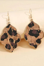 Load image into Gallery viewer, Jewelry Leopard Cork Moroccan Earrings