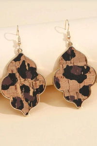 Jewelry Leopard Cork Moroccan Earrings
