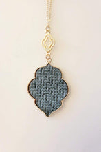 Load image into Gallery viewer, Jewelry Rattan Woven Pendant Necklace