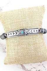 Jewelry Silvertone Moncton Navajo Inspired Pearl Bracelet