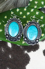 Load image into Gallery viewer, Jewelry Turquoise Star Junction Earrings