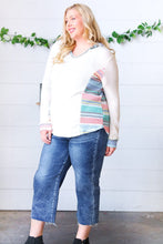 Load image into Gallery viewer, Oatmeal Princess Multicolor Fancy Terry Hoodie