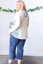 Load image into Gallery viewer, Oatmeal Princess Multicolor Fancy Terry Hoodie