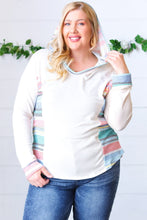 Load image into Gallery viewer, Oatmeal Princess Multicolor Fancy Terry Hoodie
