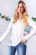 Load image into Gallery viewer, Oatmeal Princess Multicolor Fancy Terry Hoodie