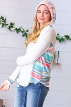 Load image into Gallery viewer, Oatmeal Princess Multicolor Fancy Terry Hoodie