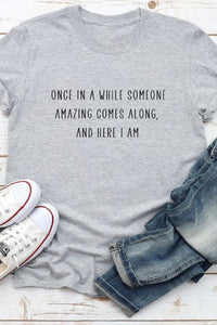 T-Shirt Athletic Heather / S Someone Amazing Graphic Tee