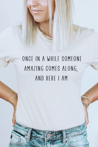 T-Shirt Someone Amazing Graphic Tee