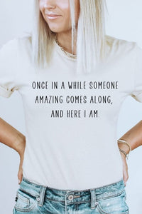 T-Shirt Someone Amazing Graphic Tee