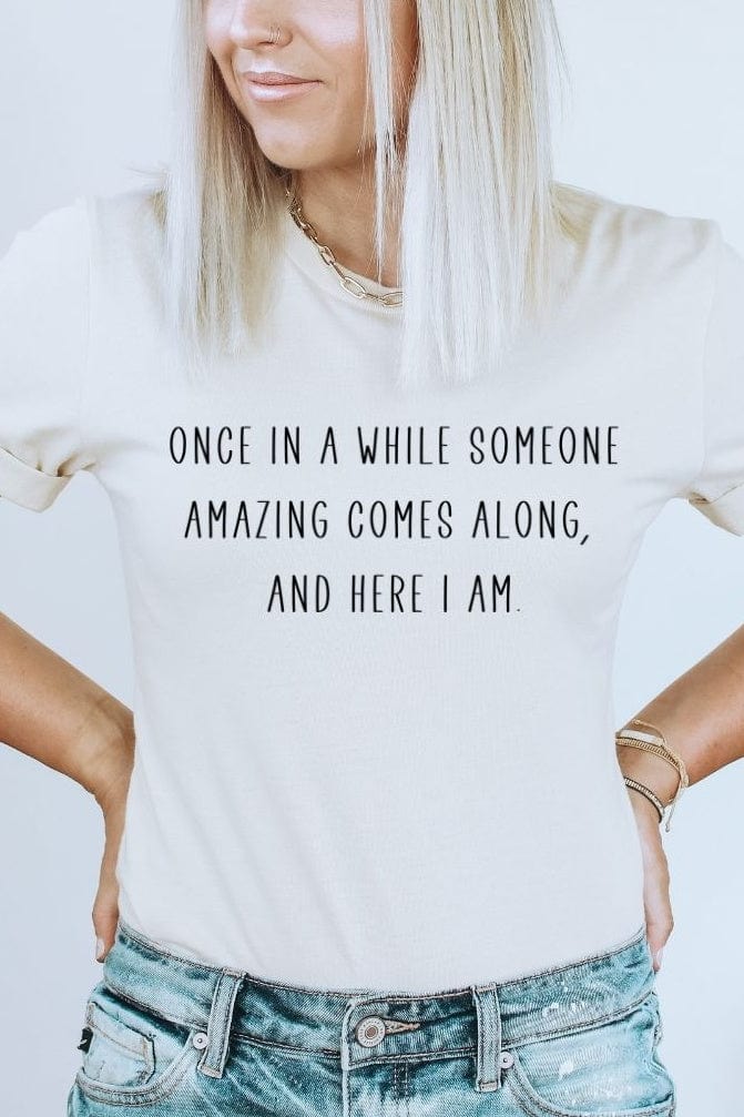 T-Shirt Someone Amazing Graphic Tee